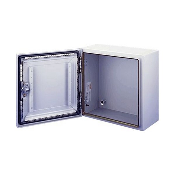 Hoffman Enclosures Inc WALL-MOUNT EMC ENCLOSURE, 16.00X12.00X6.00, CSD16126LGEMC